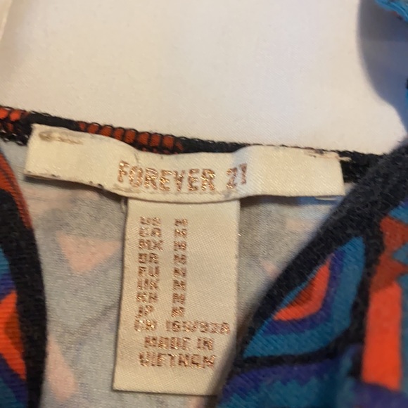 Colorful Aztec Print Cropped Tank - Picture 2 of 2